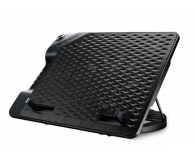 Cooler Master NotePal Ergostand III (do 17", 4x USB, czarna) - 316413 - zdjęcie 1